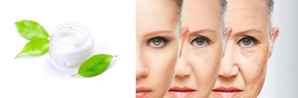 Pretnovecošanās sejas maska